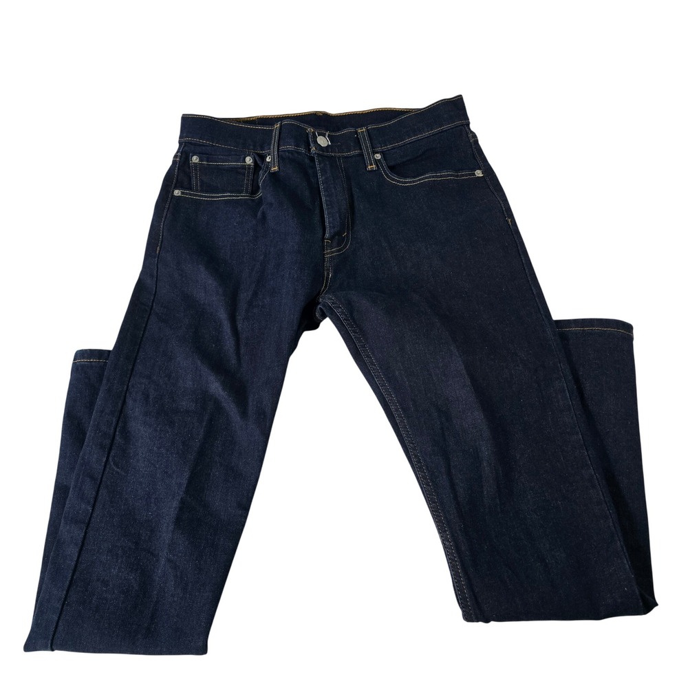 Levis 512 Slim Taper Jeans Mens 32x32 Dark Indigo Blue‎ Stretch Denim 28833-0280